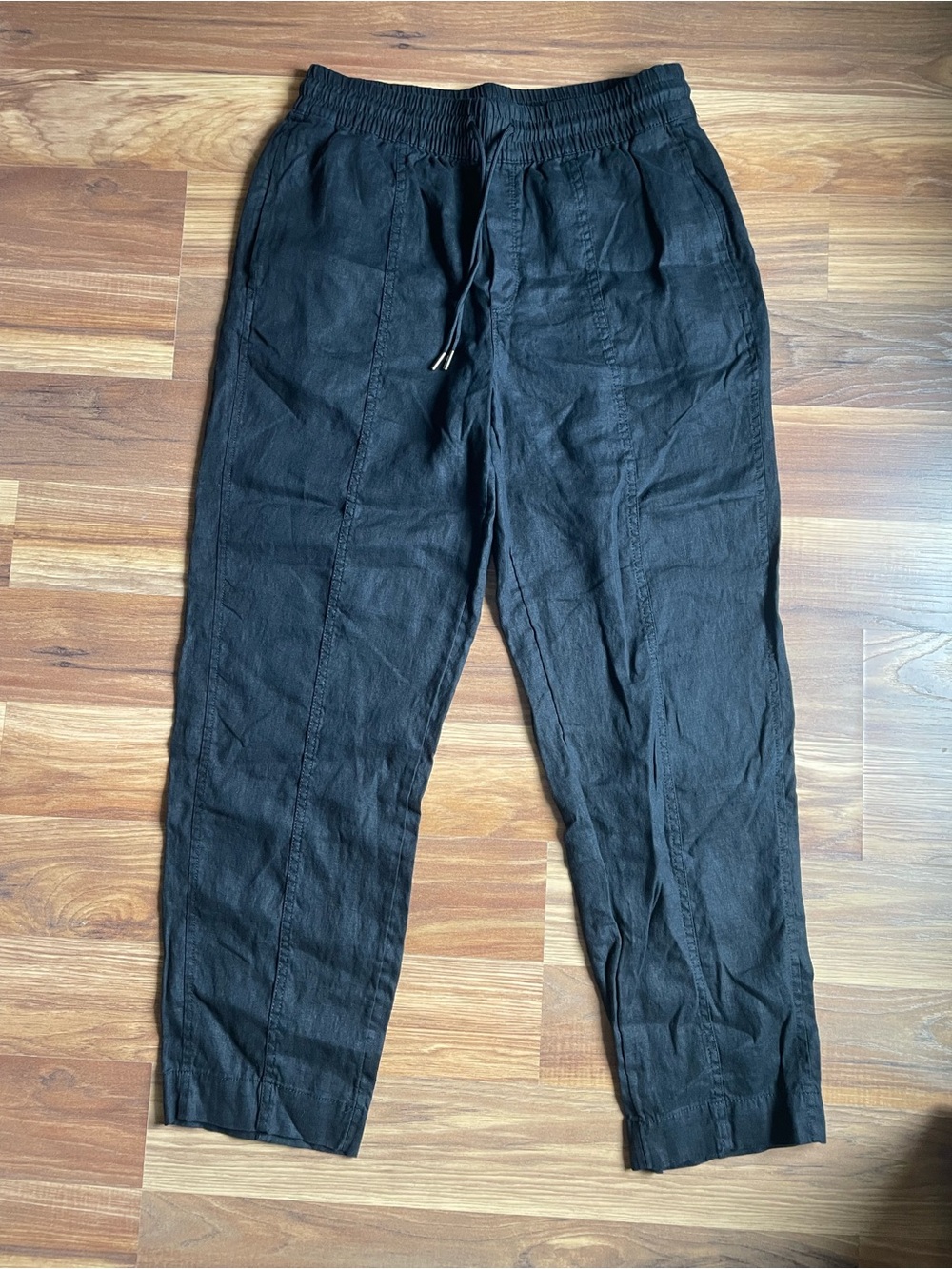 Athleta Retreat High Rise Linen Ankle Pant Size Small